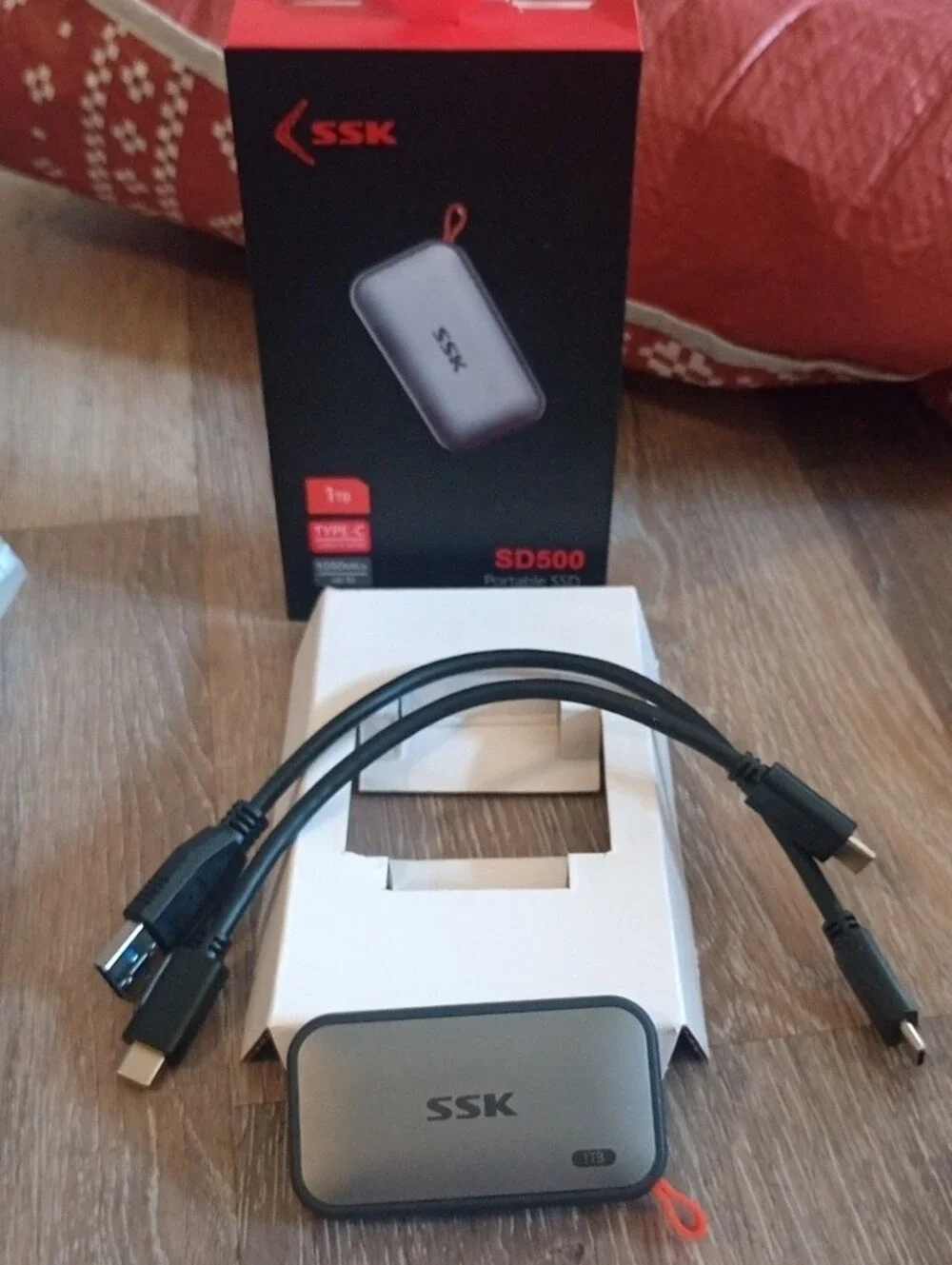 SD500 1TB Portable SSD - Silver